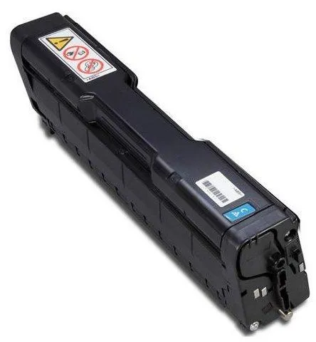 Toner compatibile con Ricoh 407717 -Ciano