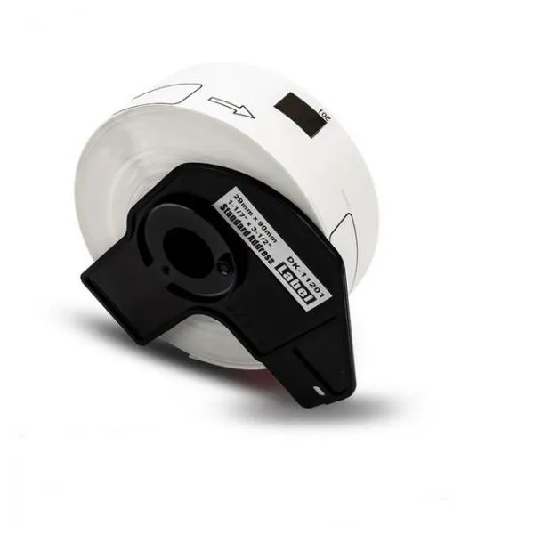 Rotolo carta termica/etichette compatibile con Brother DK-11201