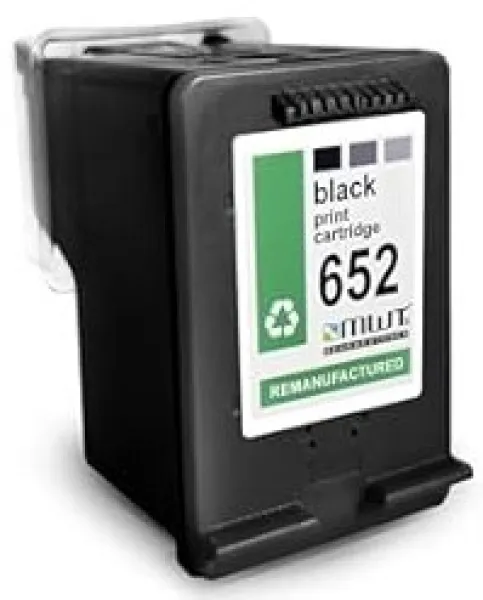 Cartuccia compatibile con Hp F6V25AE n.652 BK XL