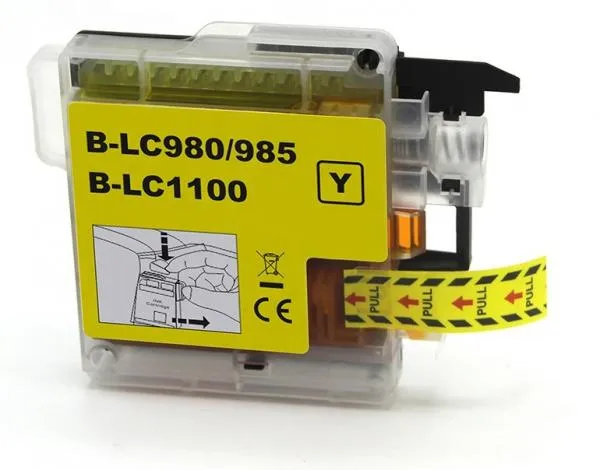 Cartuccia compatibile con Brother LC-980/1100Y