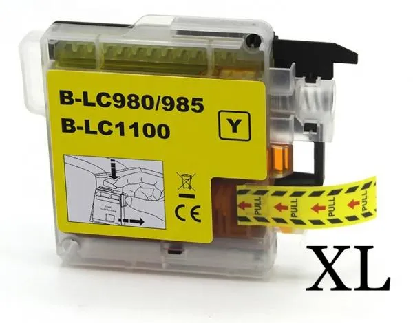 Cartuccia compatibile con Brother LC-980/1100Y XL